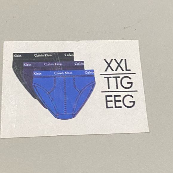 Calvin Klein 3 Hip Briefs Cotton Stretch Classic Fit Size XXL - Picture 5 of 7